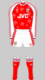 1990-1992 Arsenal Kit