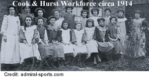 admiral sportswear workers 1914