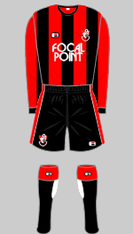 Bournemouth 2007-08 home kit