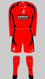 AFC Bournemouth 2008-09 all-red kit