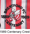 brentford fc 1989 centenary crest