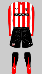 brentford 2007-08 home kit