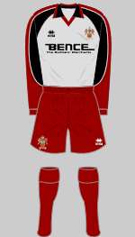 Cheltenham Town 2007-08 away kit