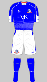 chesterfield 2009-10 home kit