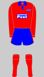 dagenham & redbridge 1992-1-93 kit