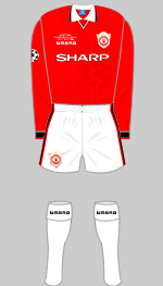 manchester united 1999 uefa champions league kit