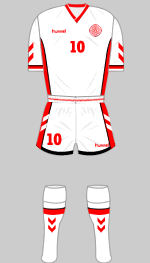 denmark 1991 women's world cup white kit