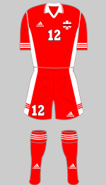 canada 1999 women's world cup 1st kit