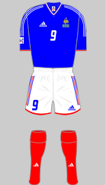 france 2003 womens world cup 1st kit