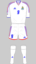 france 2003 womens world cup change kit