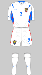russia 2003 womens world cup white kit