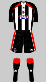 grimsby town 2008-09 home kit