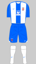 hartlepool united 2009-10 home kit