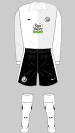 hereford united 2007-08 home kit