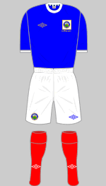 linfield fc 2011-12 home kit