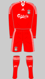 liverpool 2008-2009 home kit