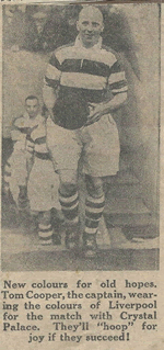 liverpool hooped shirts january 1938