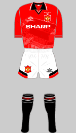 manchester united 1995 fa cup final kit