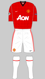 manchester united 2012-13 champions league kit