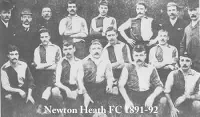 newton heath 1891 team photo