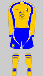 Mansfield Town 2007-08 home kit