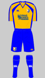 mansfield town fc 2009-10 home kit