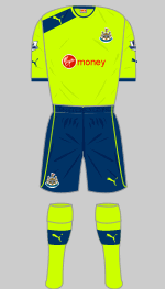 newcastle united fc 2012-13 third kit