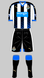 newcastle united 2015-16 kit