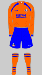 Oldham Athletic 2007-08 away kit