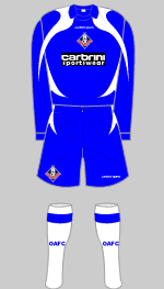 oldham athletic home kit 2008-09
