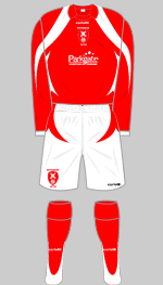 rotherham united 2008-09 home kit