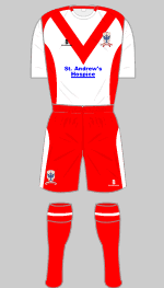 airdrie united 2009-10 home kit
