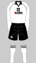 Ayr United circa 1998-99 kit