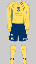 ayr united 2007-08 away kit