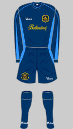 dumbarton 2007-08 away kit