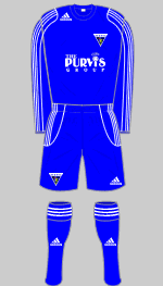 dunfermline athletic 2007-08 away kit