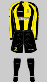 east fife 2007-08 home kit
