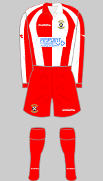 east fife 2007-08 away kit