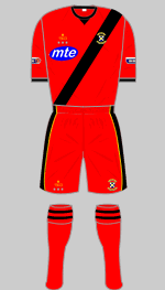 east fife fc 2012-13 away kit