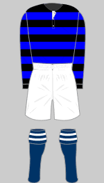forfar athletic 1927-29 home kit