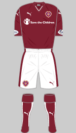 heart of midlothian 2015-16 kit
