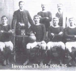 inverness thistle 1904-05 team