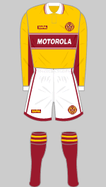 Motherwell 1998-99 kit