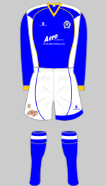 queen of the south 2007-08 home kit