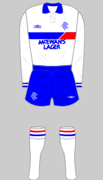 rangers 1987-90 change kit