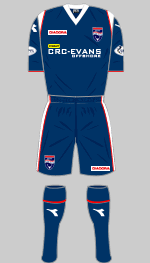 ross county fc 2013-14 home kit