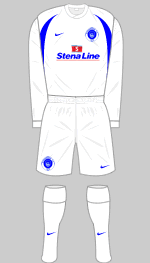 stranraer 2008-09 away kit