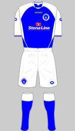 stranraer 2009-10 home kit