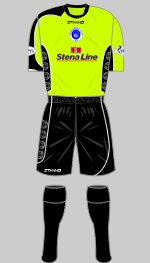 stranraer fc 2013-14 away kit