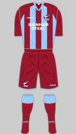 scuntorpe united 2009-10 home kit